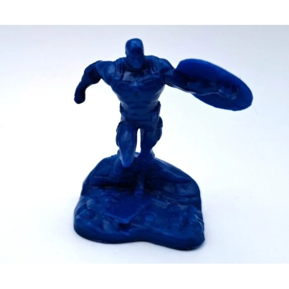 Marvel Avengers 10Pcs Diorama Heroes Captain America And Iron Man Cake Topper